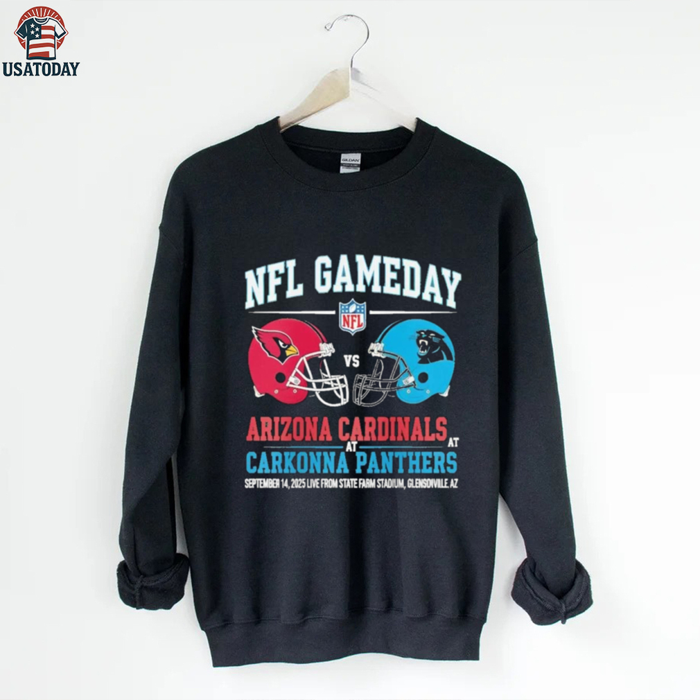 Arizona Cardinals vs Carolina Panthers Sep 14 2025 State Farm Stadium Gameday shirt Arizona Cardinals vs Carolina Panthers Sep 14 2025 State Farm Stadium Gameday shirt
