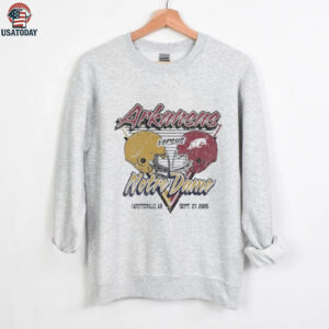 Arkansas Razorbacks Football vs Notre Dame Fighting Irish Fayetteville Ar Sept 27 2025 Gameday shirt