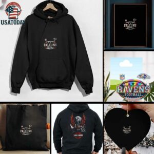 Atlanta Falcons NFL Harley Davidson motorcycle graphic shirt