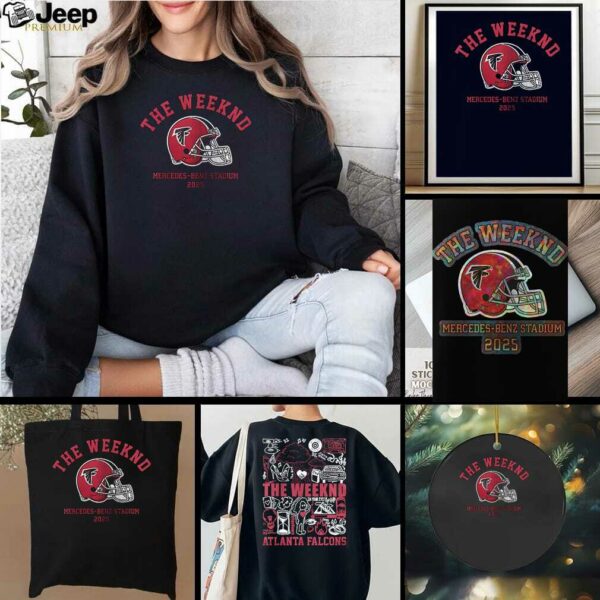 Atlanta Falcons x The Weekend After Hours til Dawn tour helmet shirt