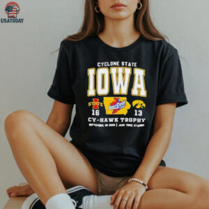 Iowa State Cyclones Beat Iowa Hawkeyes Cy Hawk Trophy In Jack Trice Stadium 2025 Shirt