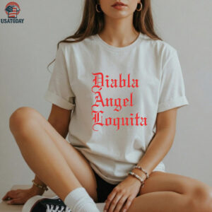Bad Bunny Diabla Angel Loquita Valentines Day shirt