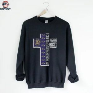 Baltimore Ravens 30 seasons I can do all things through christ who strengthens me shirt