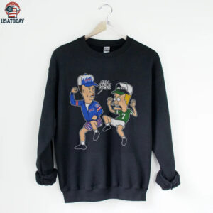 Beavis and Butt Head Buffalo Bills vs Justin Fields New York Jets New Jersey Sucks cartoon shirt