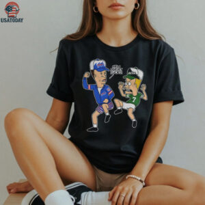 Beavis and Butt Head Buffalo Bills vs Justin Fields New York Jets New Jersey Sucks cartoon shirt