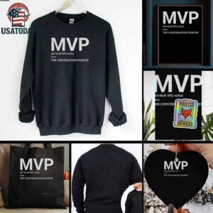 Becky Hammon wearing MVP definition the conversation starter shirt