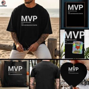 Becky Hammon wearing MVP definition the conversation starter shirt