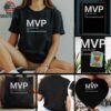 Becky Hammon wearing MVP definition the conversation starter shirt