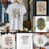 Billy String and Bryan Sutton with Royal Masat farm fresh pickin’ every day with dates shirt
