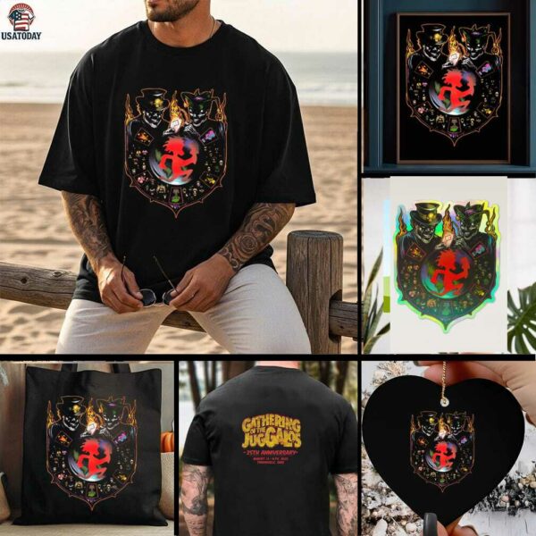 Black Gathering of the Juggalos 25th Anniversary Shirt
