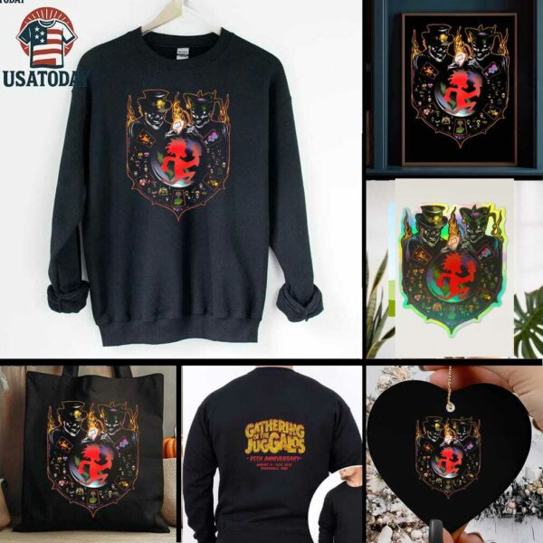 Black Gathering of the Juggalos 25th Anniversary Shirt