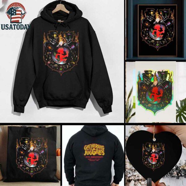 Black Gathering of the Juggalos 25th Anniversary Shirt