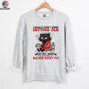 Black cat I really don’t mind getting old but my body is having a major hissy fit shirt