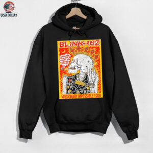 Blink 182 Sept 9th 2025 Gilford NH Bank Pavilion Missionary Impossible Tour shirt