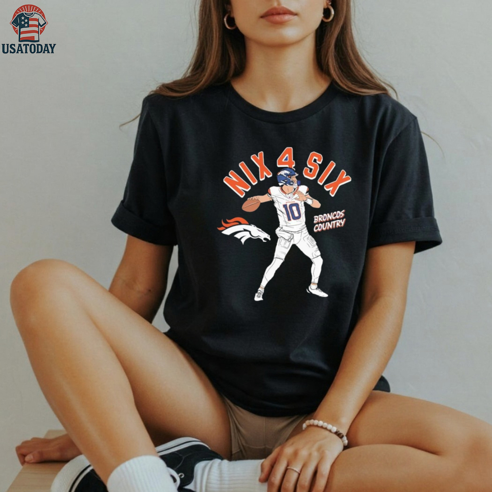 Bo Nix Denver Broncos Player Illustrative Pack shirt Bo Nix Denver Broncos Player Illustrative Pack shirt