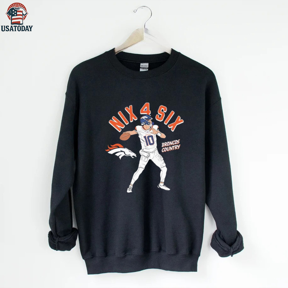 Bo Nix Denver Broncos Player Illustrative Pack shirt Bo Nix Denver Broncos Player Illustrative Pack shirt