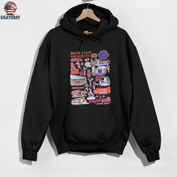 Boise State Broncos vintage logo art shirt