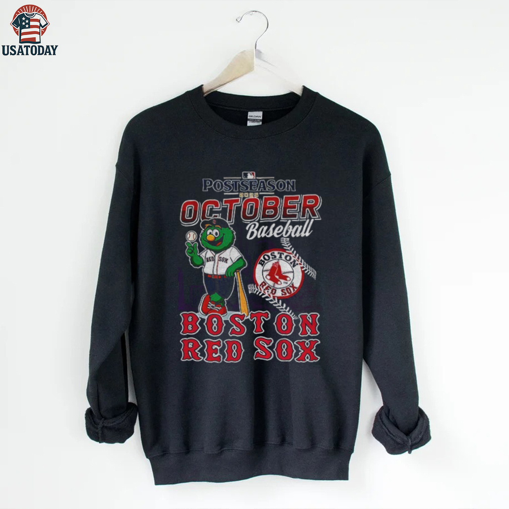 Boston Red Sox 2025 Postseason October Baseball Mascot shirt Boston Red Sox 2025 Postseason October Baseball Mascot shirt