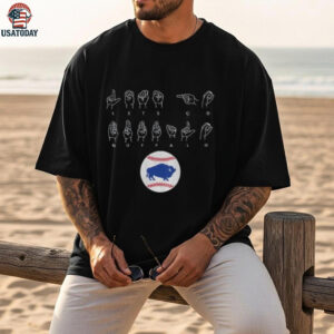 Buffalo Bills Football NFL bisons let’s go Buffalo asl language shirt