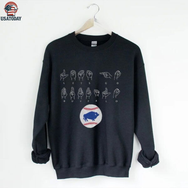 Buffalo Bills Football NFL bisons let’s go Buffalo asl language shirt