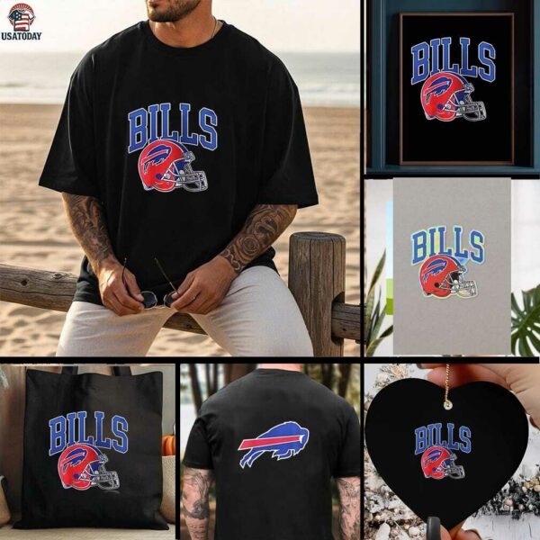 Buffalo Bills the red helmet shirt