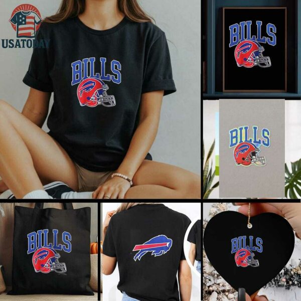 Buffalo Bills the red helmet shirt