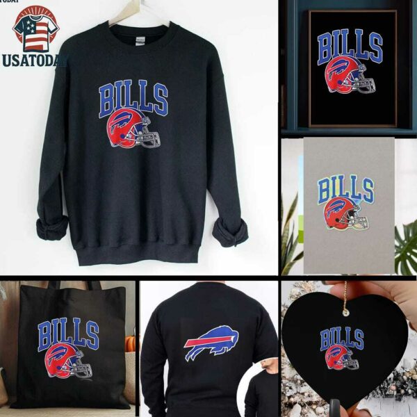 Buffalo Bills the red helmet shirt
