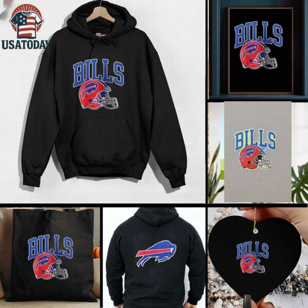 Buffalo Bills the red helmet shirt