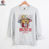 Busch Light apple Golden dog USA flag shirt