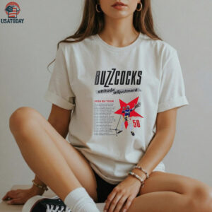 Buzzcocks Attitude Adjustment 2026 EU tour schedule dates list shirt