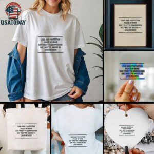Love and protection peace of mind say yes to compassion say no to racist bs viva Mexico shirt
