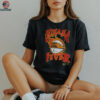 Caitlin Clark wearing Indiana Fever WNBA Basketball fire logo art vintage shirt