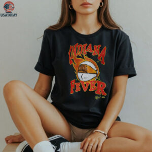 Caitlin Clark wearing Indiana Fever WNBA Basketball fire logo art vintage shirt