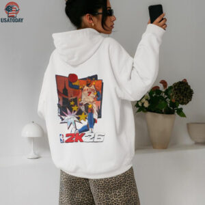 Carmelo Anthony New York Knicks basketball 2k26 NBA cartoon shirt