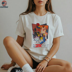 Carmelo Anthony New York Knicks basketball 2k26 NBA cartoon shirt