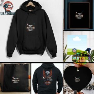 Carolina Panthers NFL Harley Davidson motorcycle graphic shirt