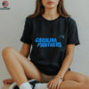 Carolina Panthers big logo blue font shirt