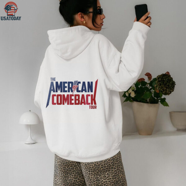 Charlie Kirk Freedom the American Comback tour shirt