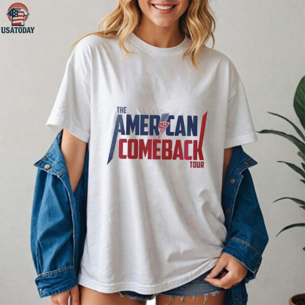 Charlie Kirk Freedom the American Comback tour shirt