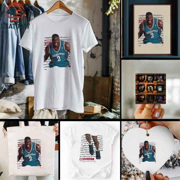 Charlotte Hornets Larry Johnson Converse it’s what’s inside that counts shirt