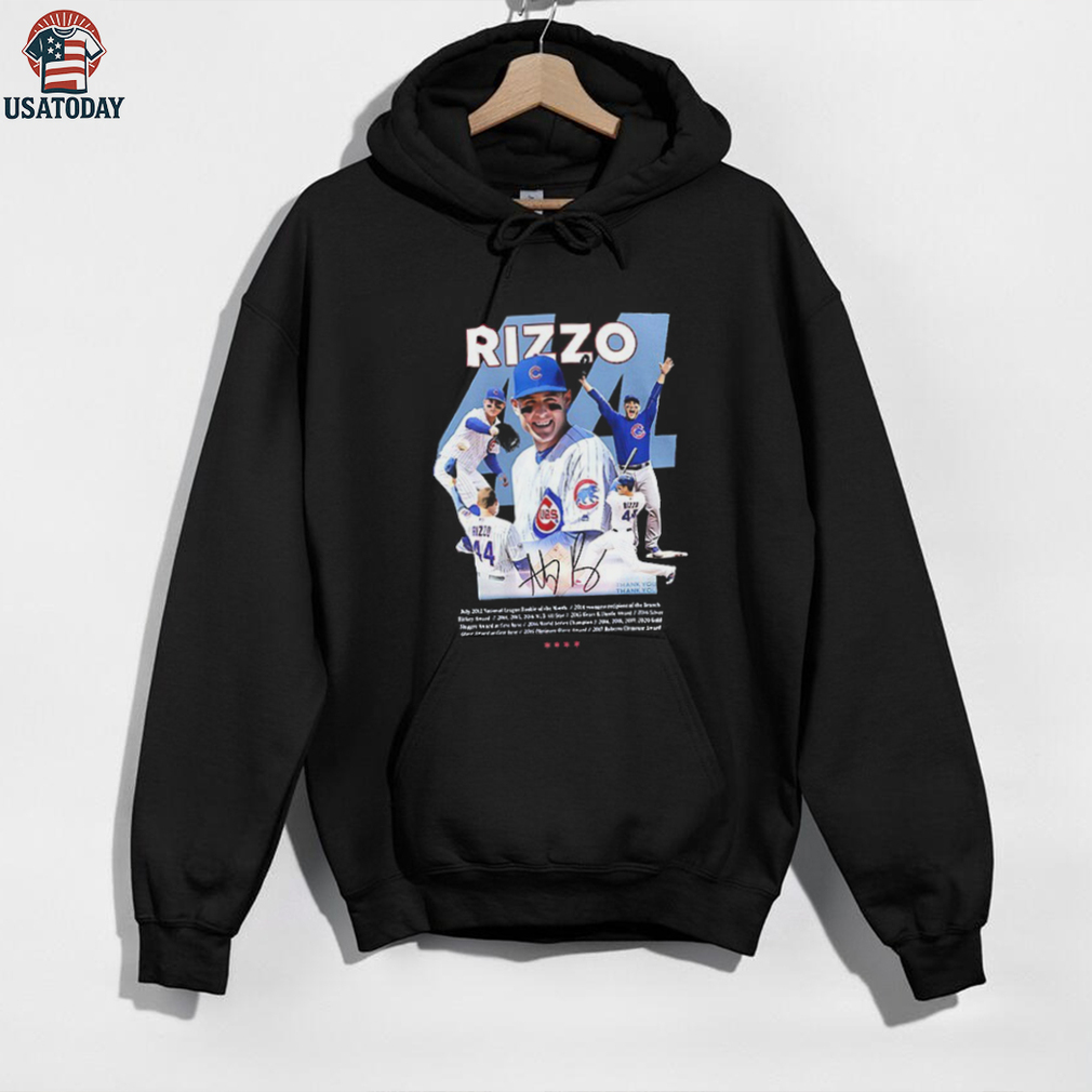Chicago Cubs Anthony Rizzo 44ever thank you for the memories signature graphic shirt Chicago Cubs Anthony Rizzo 44ever thank you for the memories signature graphic shirt
