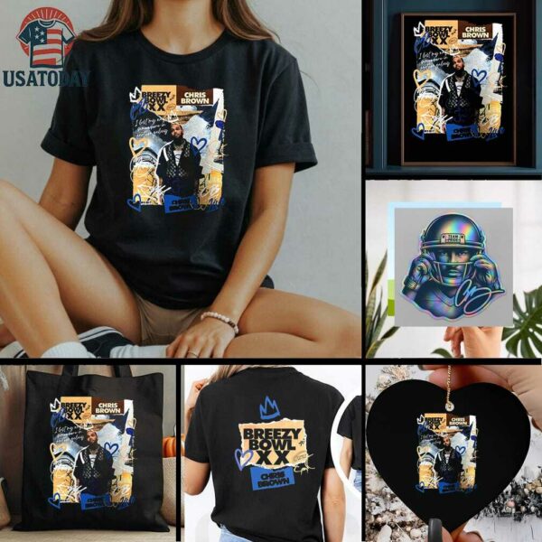 Chris Brown Breezy Bowl XX I lost my way somewhere in another galaxy scrapbook shirt