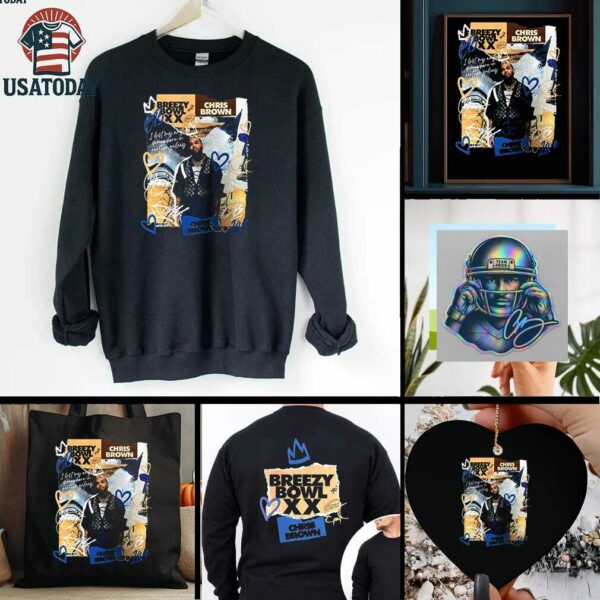 Chris Brown Breezy Bowl XX I lost my way somewhere in another galaxy scrapbook shirt