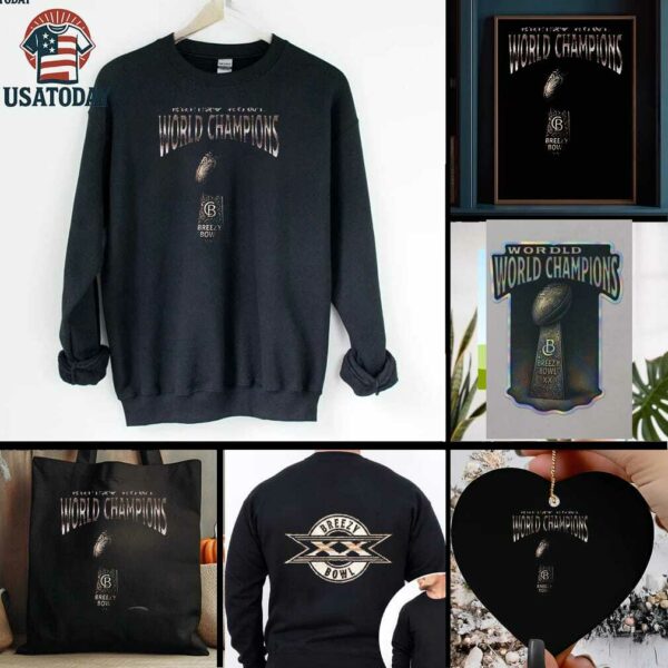 Chris Brown Breezy Bowl XX World Champions trophy shirt
