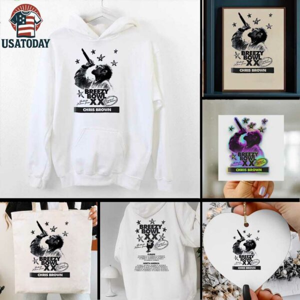 Chris Brown Breezy Bowl XX Worldwide Stadium series dates shirt