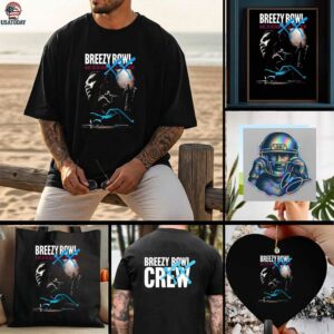 Chris Brown Breezy Bowl XX crew graphic shirt
