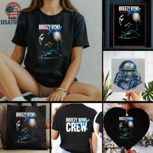 Chris Brown Breezy Bowl XX crew graphic shirt