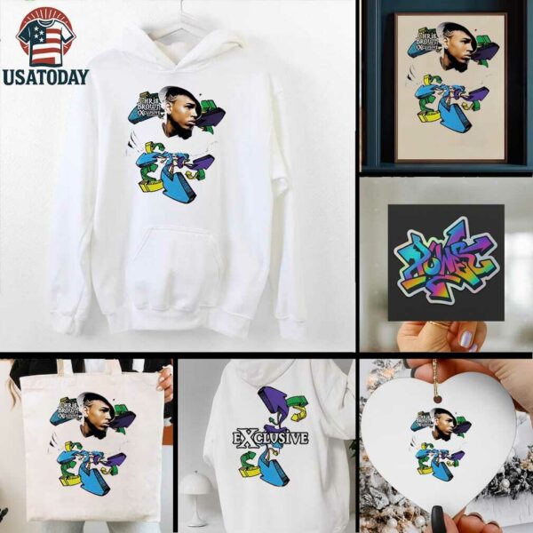 Chris Brown Breezy Bowl XX exclusive arrows shirt