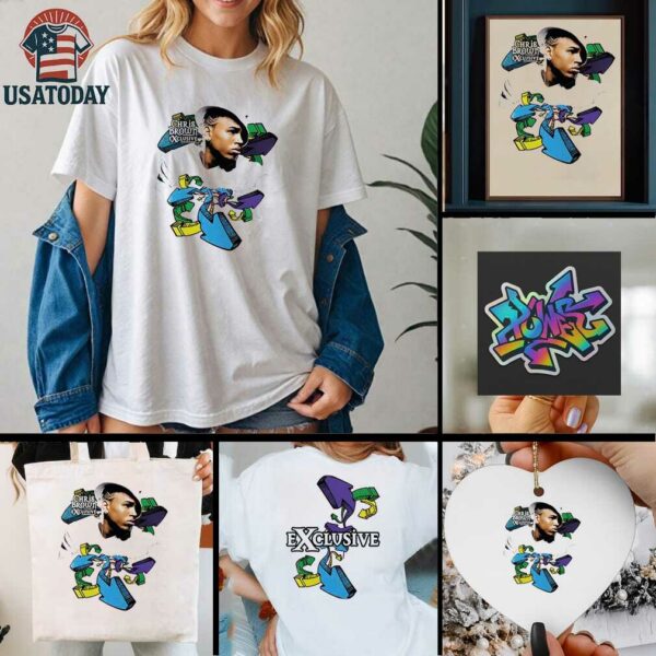 Chris Brown Breezy Bowl XX exclusive arrows shirt