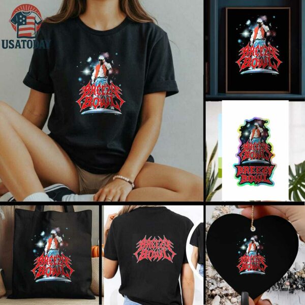 Chris Brown Breezy Bowl XX intergalatic graphic shirt